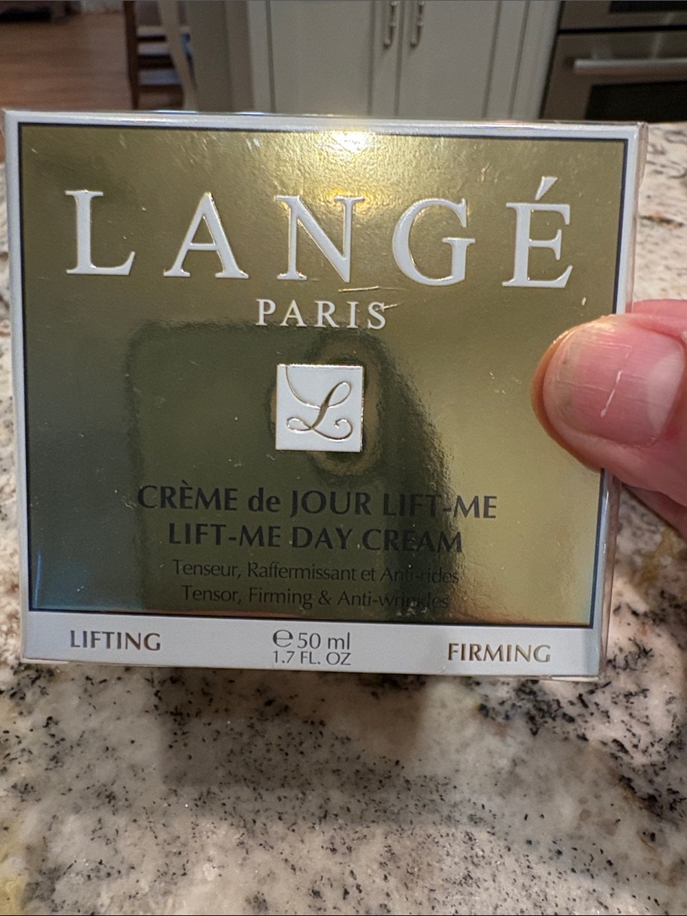 Lange Paris Lift-Me Day Cream - Gold and White Packaging